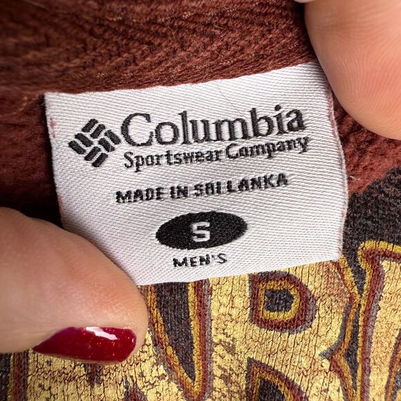 Columbia Sportswear Black Lab Dog Crew Sweatshirt, Rust Red Men's Sz Small 2/$25 - Picture 9 of 11